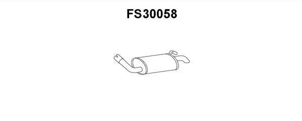 Faurecia FS30058 End Silencer FS30058