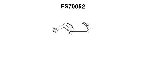 Faurecia FS70052 End Silencer FS70052