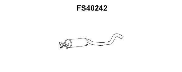 Faurecia FS40242 Middle Silencer FS40242