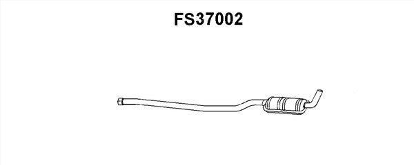 Faurecia FS37002 Middle Silencer FS37002