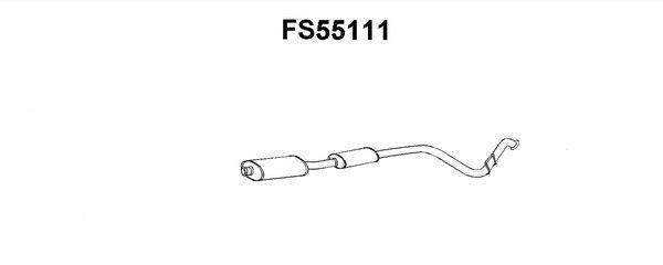 Faurecia FS55111 Middle Silencer FS55111
