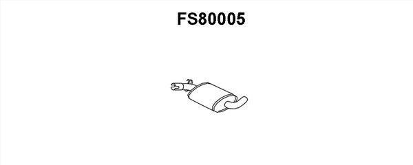 Faurecia FS80005 Middle Silencer FS80005