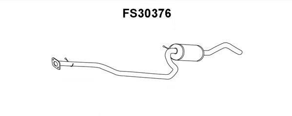 Faurecia FS30376 Middle Silencer FS30376