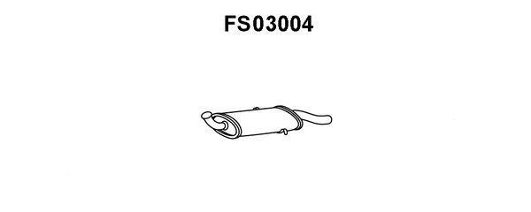 Faurecia FS03004 End Silencer FS03004