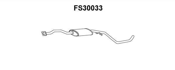 Faurecia FS30033 Middle Silencer FS30033