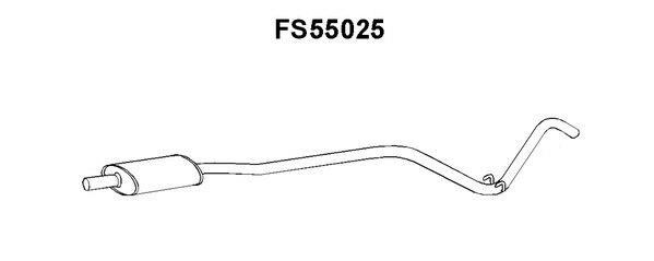Faurecia FS55025 Middle Silencer FS55025
