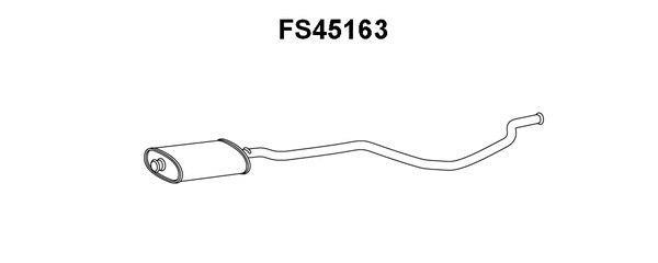 Faurecia FS45163 Middle Silencer FS45163