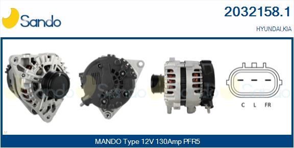 Sando 2032158.1 Alternator 20321581