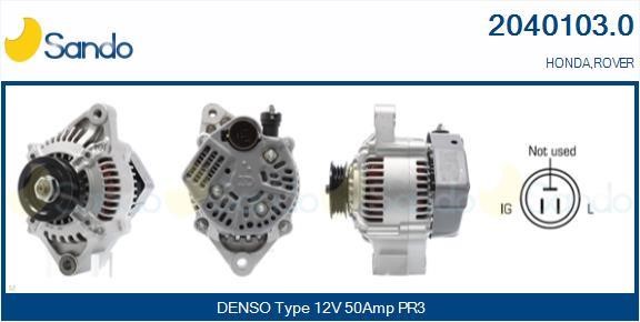 Sando 2040103.0 Alternator 20401030