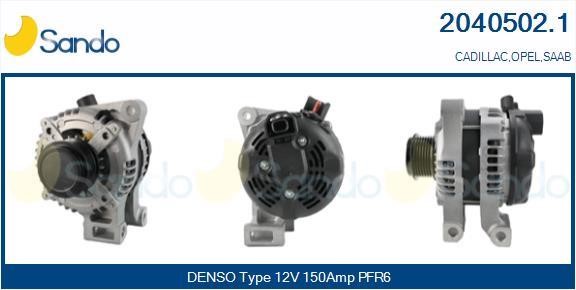 Sando 2040502.1 Alternator 20405021