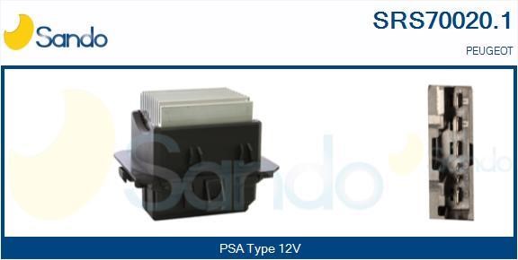 Sando SRS70020.1 Resistor, interior blower SRS700201