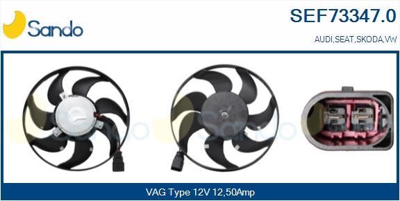 Sando SEF73347.0 Hub, engine cooling fan wheel SEF733470