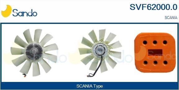 Sando SVF62000.0 Clutch, radiator fan SVF620000