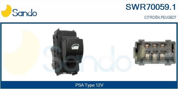 Sando SWR70059.1 Power window button SWR700591