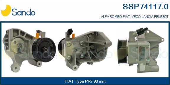 Sando SSP74117.0 Hydraulic Pump, steering system SSP741170