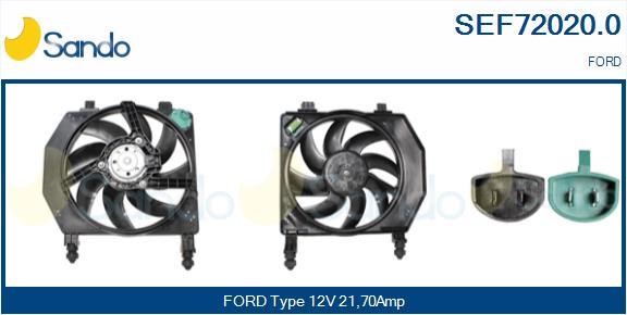 Sando SEF72020.0 Electric Motor, radiator fan SEF720200