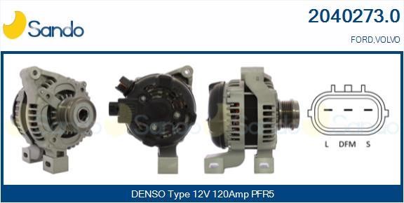 Sando 2040273.0 Alternator 20402730