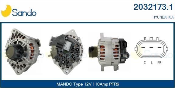 Sando 2032173.1 Alternator 20321731