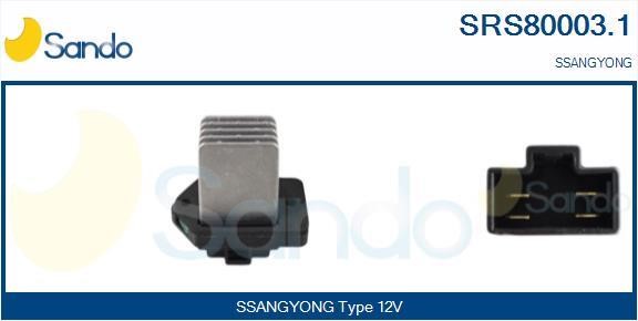 Sando SRS80003.1 Resistor, interior blower SRS800031