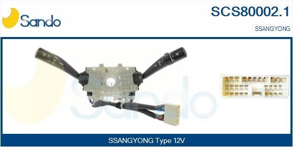 Sando SCS80002.1 Steering Column Switch SCS800021