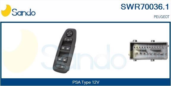 Sando SWR70036.1 Power window button SWR700361