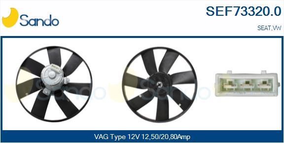 Sando SEF73320.0 Hub, engine cooling fan wheel SEF733200