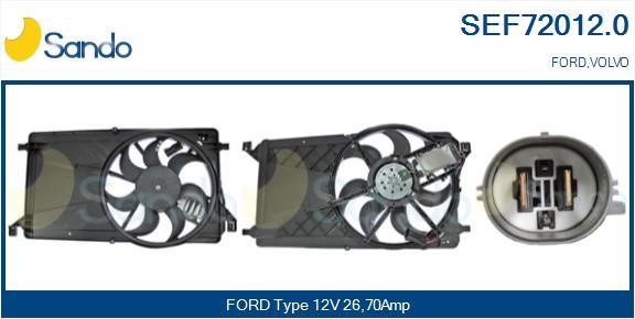Sando SEF72012.0 Electric Motor, radiator fan SEF720120