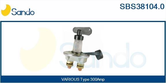 Sando SBS38104.0 Main Switch, battery SBS381040