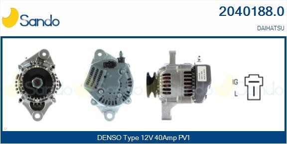 Sando 2040188.0 Alternator 20401880