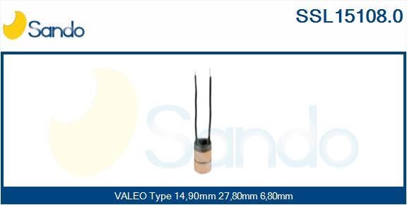 Sando SSL15108.0 Alternator contact ring SSL151080
