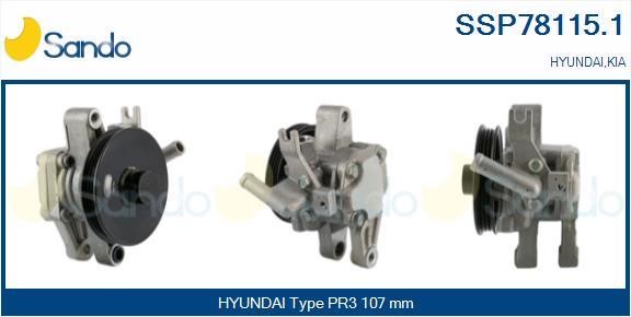 Sando SSP78115.1 Hydraulic Pump, steering system SSP781151