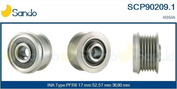 Sando SCP90209.1 Belt pulley generator SCP902091