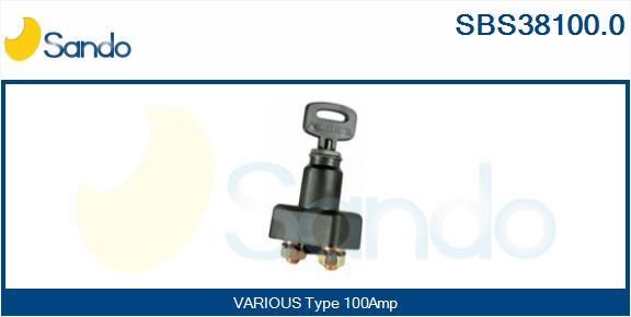Sando SBS38100.0 Main Switch, battery SBS381000