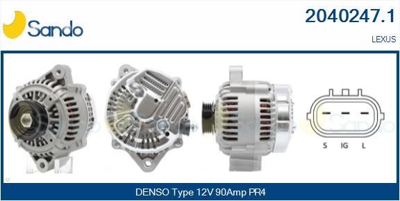 Sando 2040247.1 Alternator 20402471