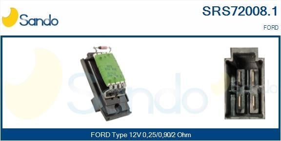 Sando SRS72008.1 Resistor, interior blower SRS720081