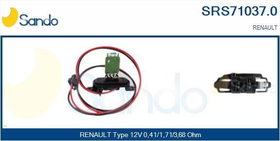 Sando SRS71037.0 Resistor, interior blower SRS710370