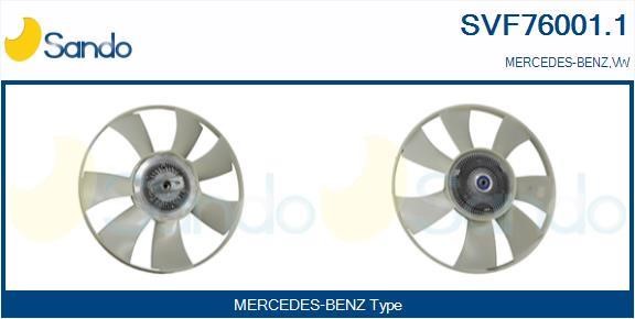 Sando SVF76001.1 Clutch, radiator fan SVF760011