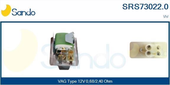 Sando SRS73022.0 Resistor, interior blower SRS730220