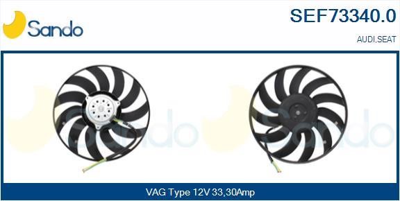 Sando SEF73340.0 Hub, engine cooling fan wheel SEF733400