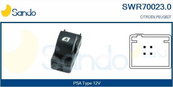 Sando SWR70023.0 Power window button SWR700230