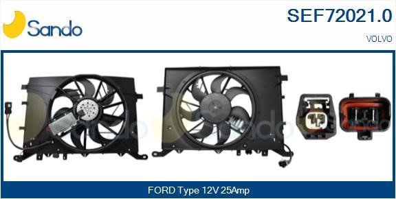 Sando SEF72021.0 Electric Motor, radiator fan SEF720210