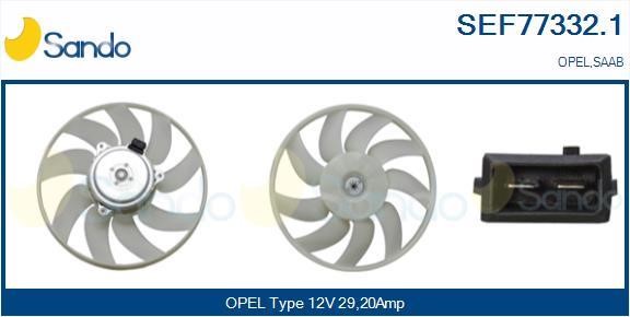 Sando SEF77332.1 Hub, engine cooling fan wheel SEF773321