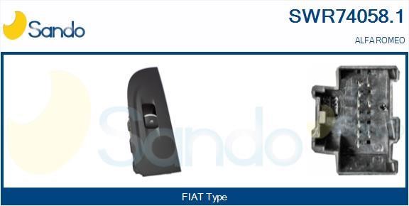 Sando SWR74058.1 Power window button SWR740581