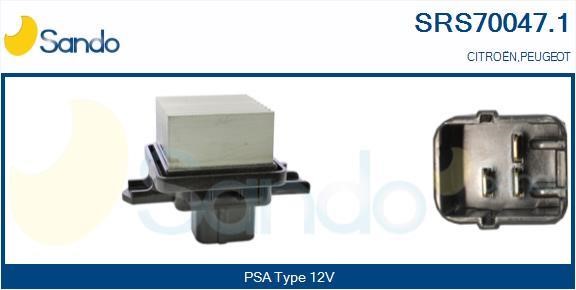 Sando SRS70047.1 Resistor, interior blower SRS700471