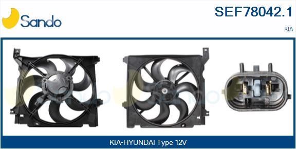 Sando SEF78042.1 Electric Motor, radiator fan SEF780421