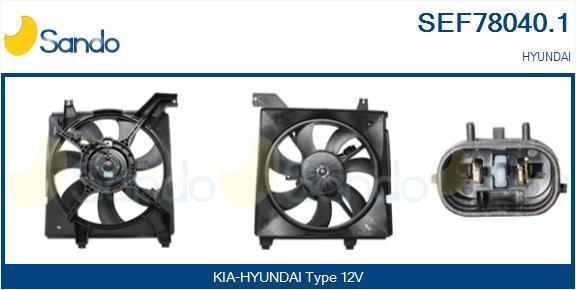 Sando SEF78040.1 Electric Motor, radiator fan SEF780401