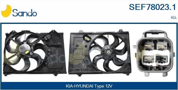 Sando SEF78023.1 Electric Motor, radiator fan SEF780231