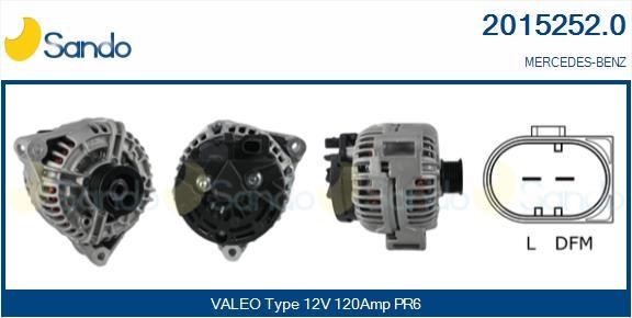 Sando 2015252.0 Alternator 20152520