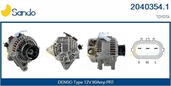 Sando 2040354.1 Alternator 20403541