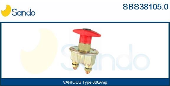 Sando SBS38105.0 Main Switch, battery SBS381050